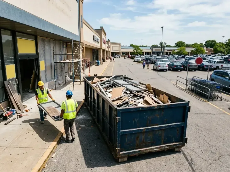 retail-store-renovation-debris-003 — frequently asked questions, Roll-off Dumpster Rentals in Mandan, ND
